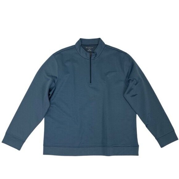 Hickey Freeman Quarter Zip Sweatshirt XXL Blue Golf Mens Casual - Picture 1 of 5